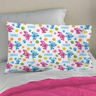 Blue's Clues™ & You! Blue & Magenta All Over Print Pillowcases