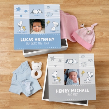 PEANUTS® Baby Love Photo Keepsake Box