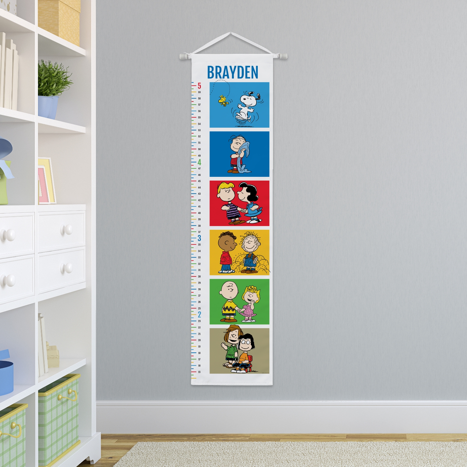 PEANUTS® Gang Colorful Growth Chart