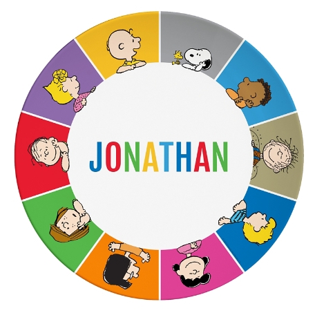 PEANUTS® Gang Colorful Plate