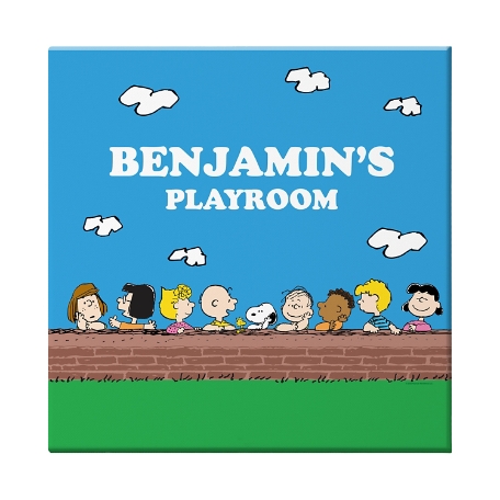 PEANUTS® Gang Together with Friends Wall Art-16x16