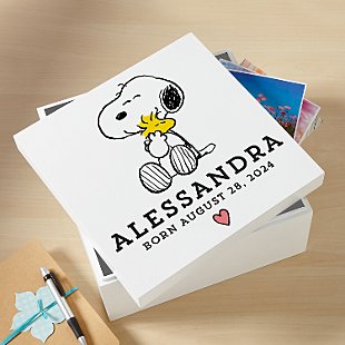 PEANUTS® Snoopy™ and Woodstock Baby Keepsake Box