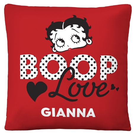 Betty Boop™ Boop Love Throw Pillow-Red