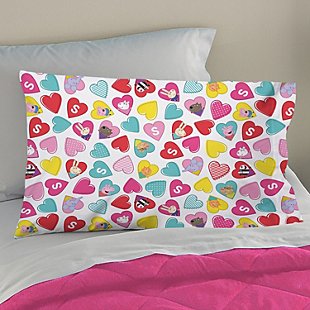 Peppa Pig and Friends Colorful Hearts Pillowcase