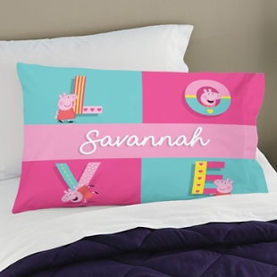 Peppa Pig LOVE Pillowcase