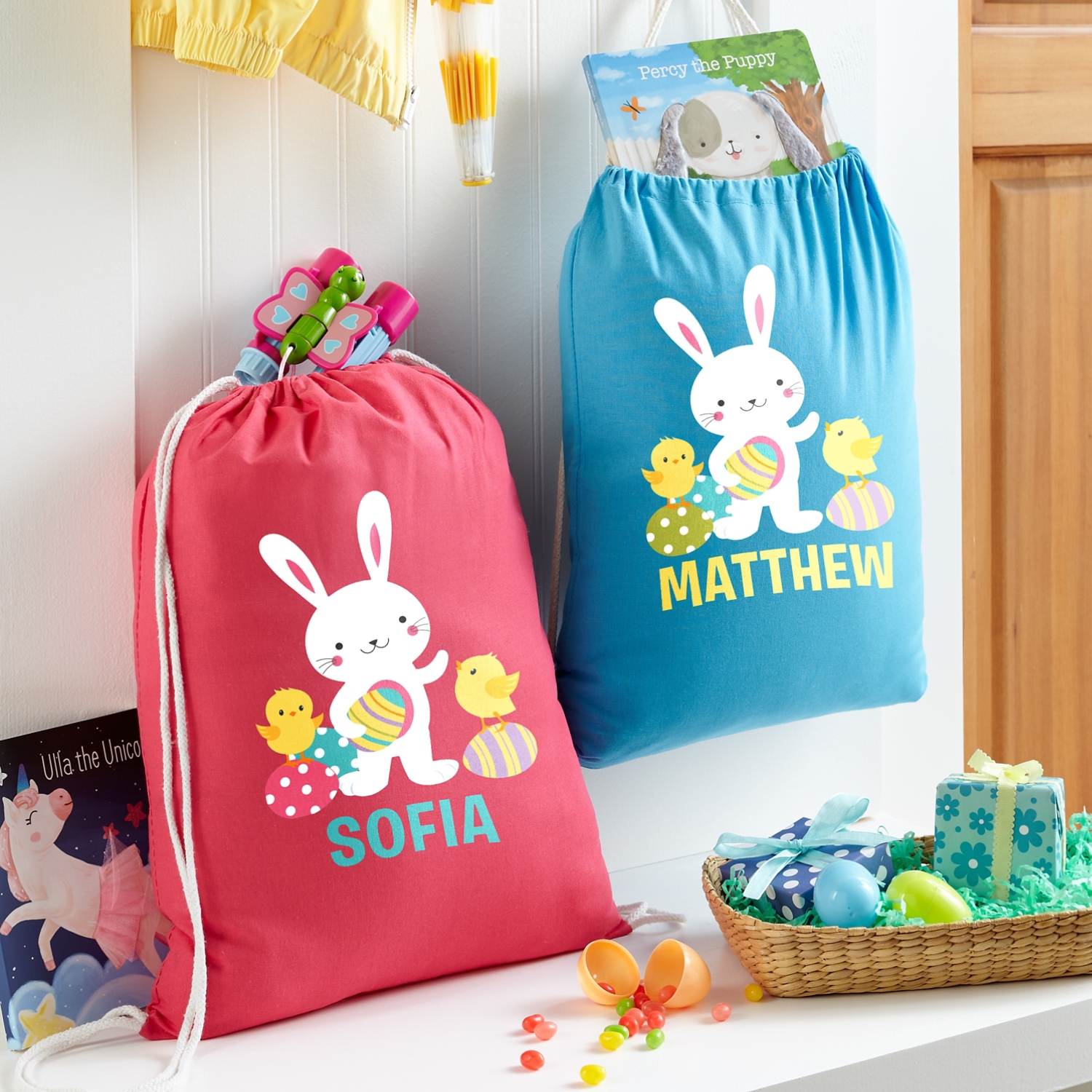 Custom Easter Egg Drawstring Sack