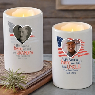 Love and Honor Memorial Photo LED Votive