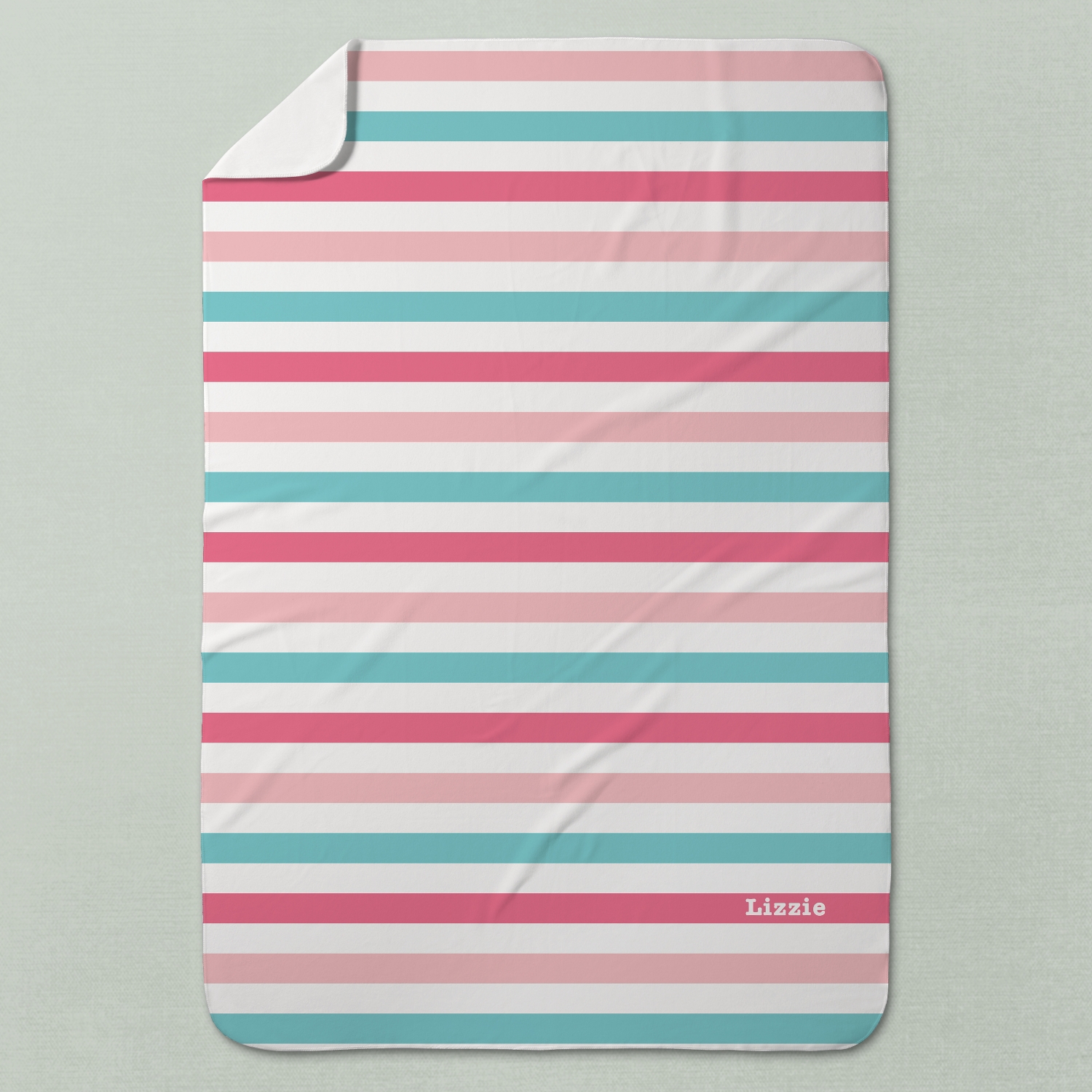 Colorful Stripes Baby Swaddle Blanket