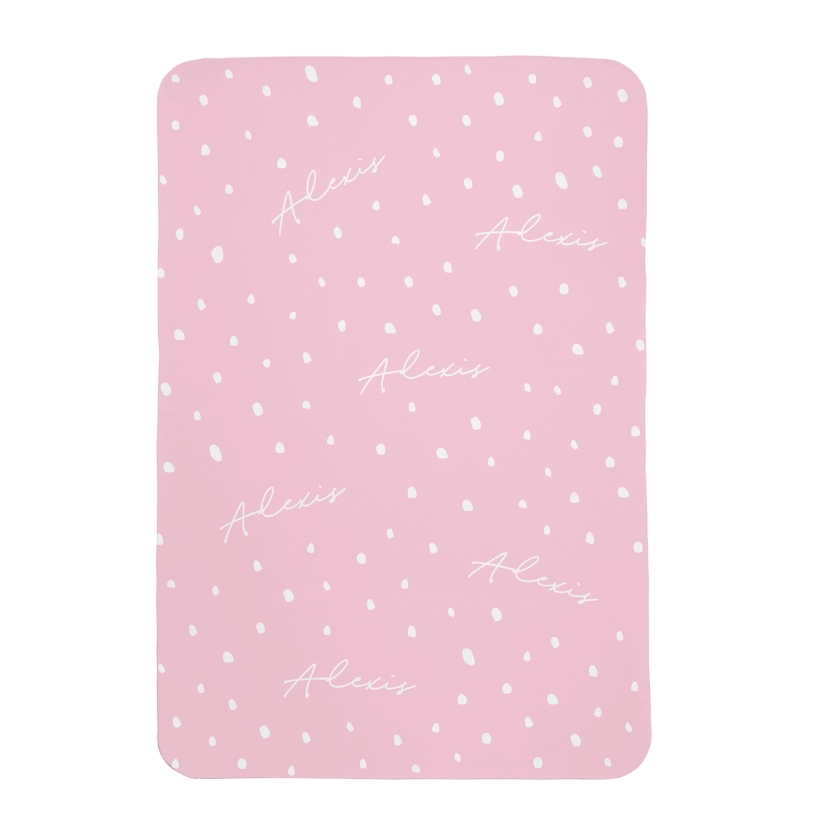 Polka Dots Unisex Baby Cotton Flannel Blankets main image 1
