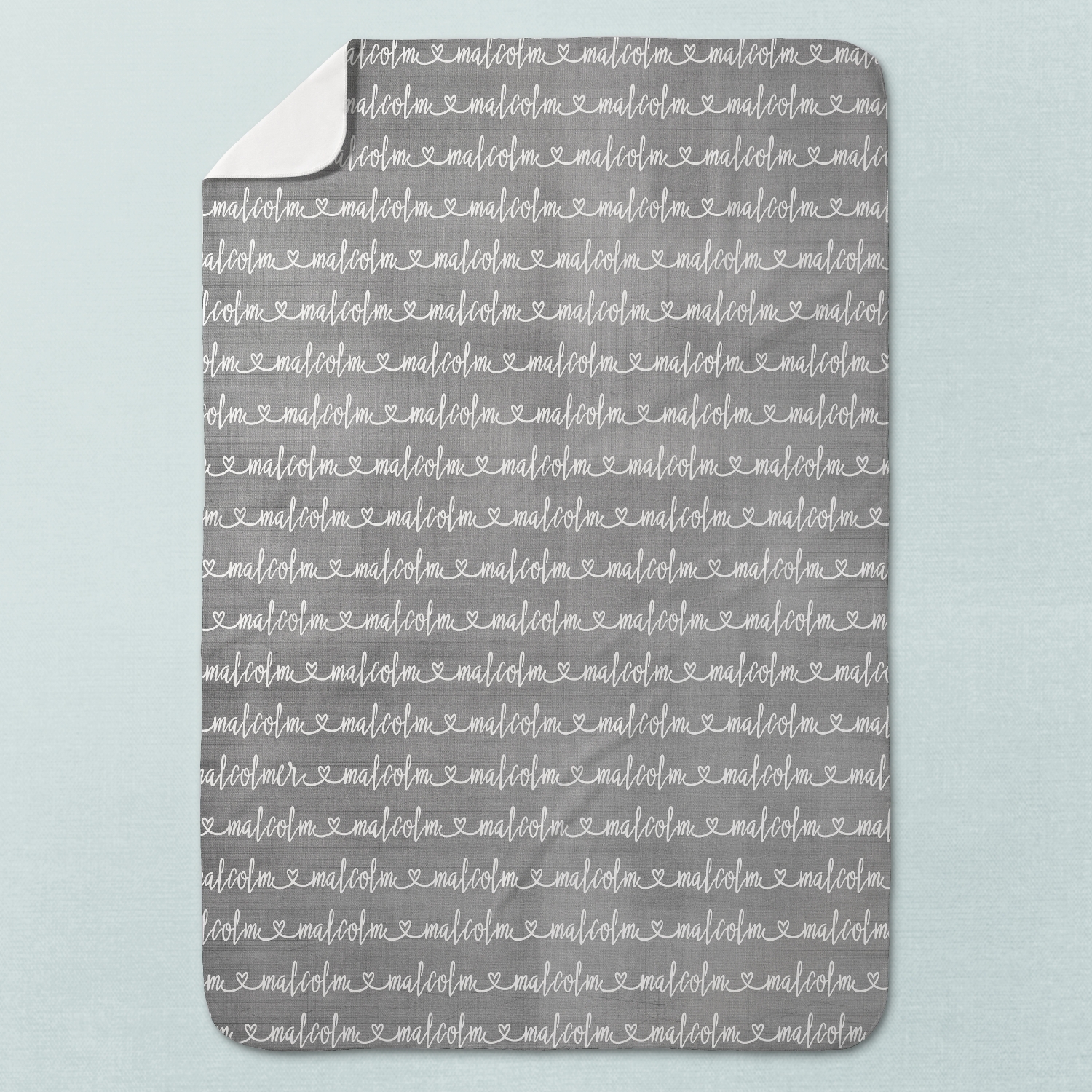 Written with Love Baby Swaddle Blanket