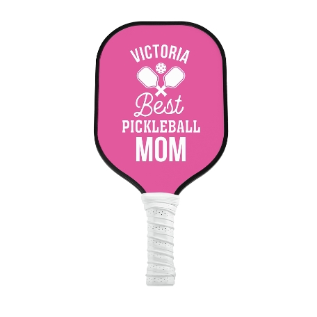 Best Ever Pickleball Paddle - White - Pink