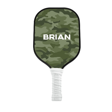 Camo Pickleball Paddle - White - Green