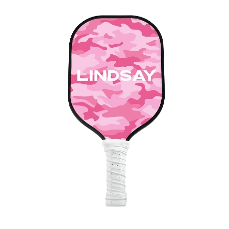 Camo Pickleball Paddle - White - Pink