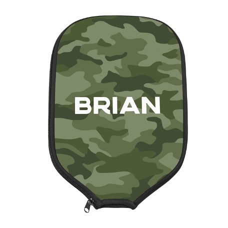 Camo Pickleball Paddle Cover - Green