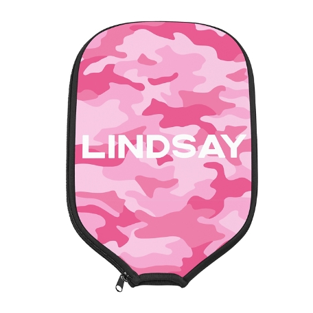 Camo Pickleball Paddle Cover - Pink
