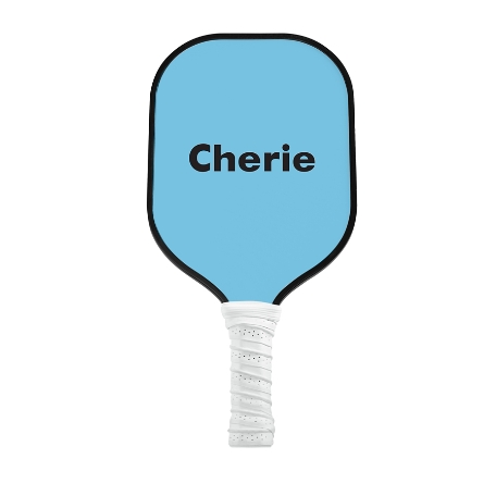 Classic Name Pickleball Paddle-White-Blue-Block