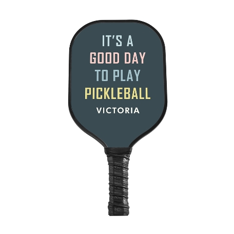 It's a Good Day Pickleball Paddle - Black - Blue
