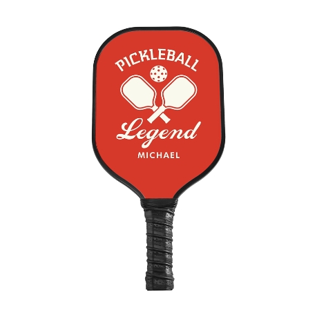 Legend Pickleball Paddle - Black - Red