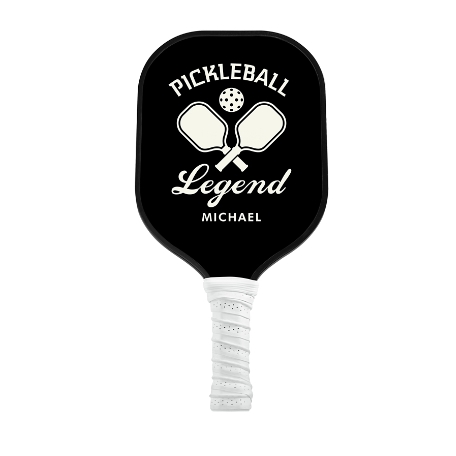 Legend Pickleball Paddle - White - Black