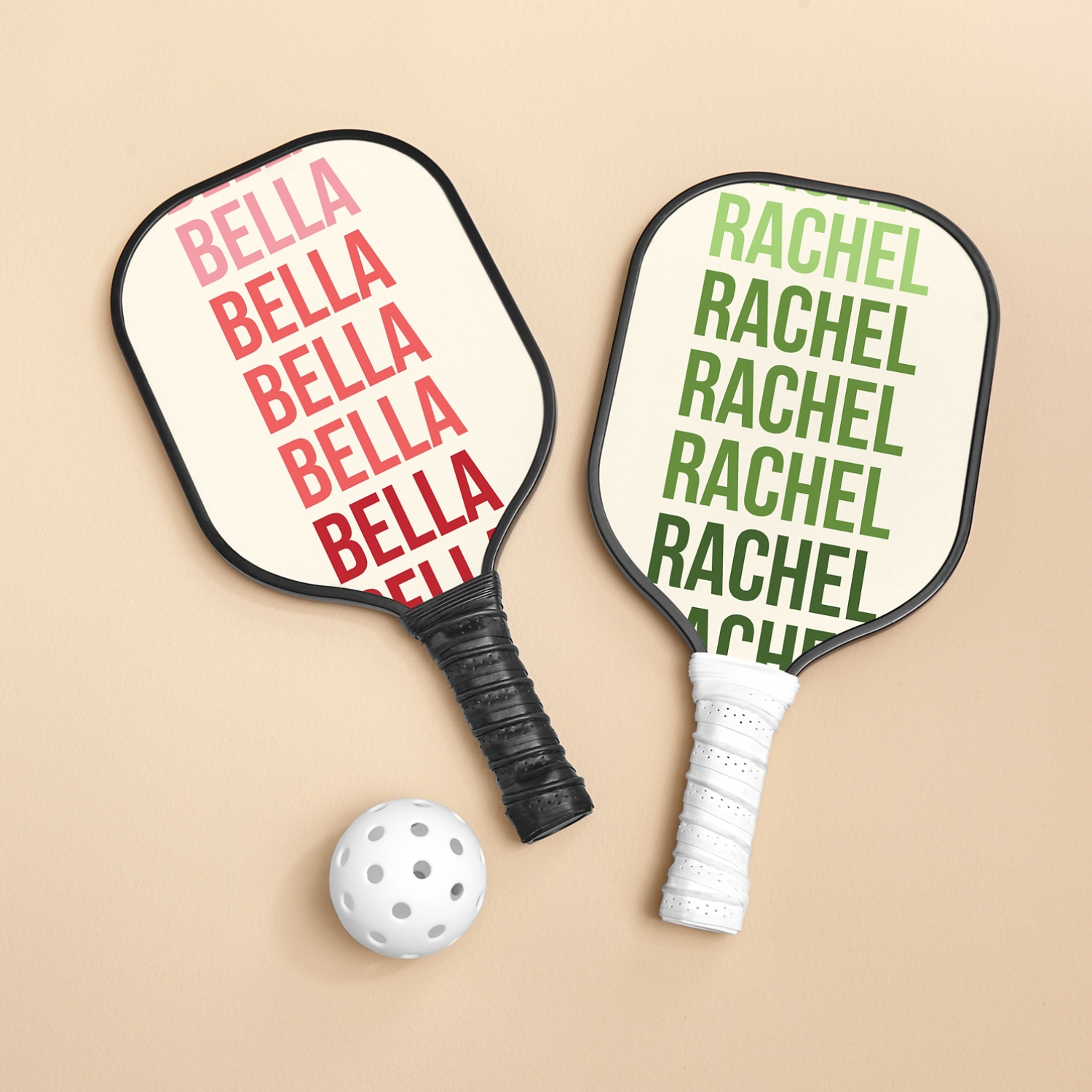 Repeating Name Pickleball Paddle