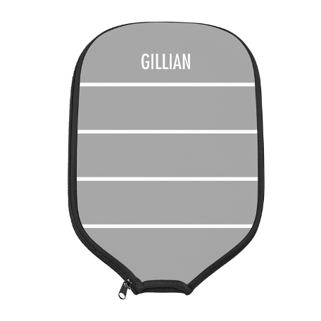 Simple Modern Stripe Pickleball Paddle Cover - Gray