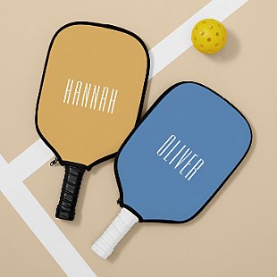 Simple Name Pickleball Paddle Cover