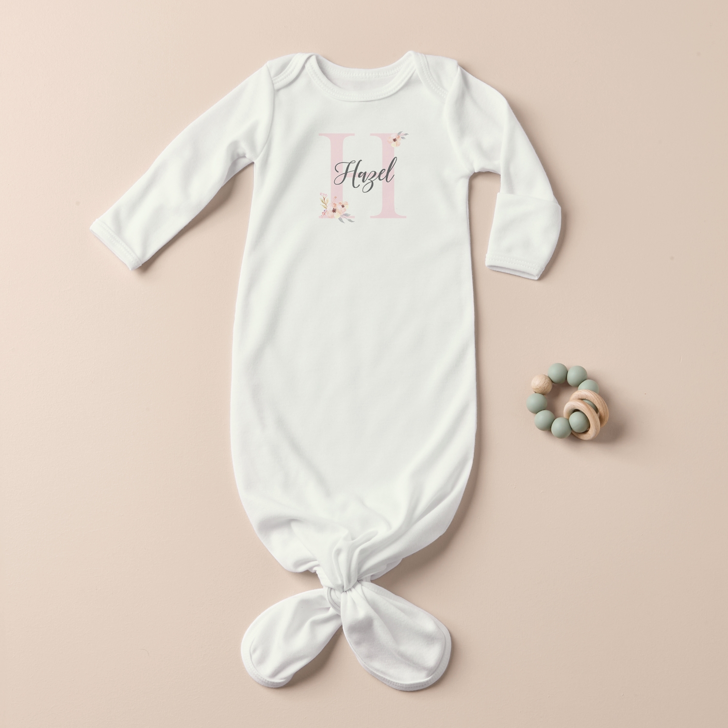 Elegant Baby Knotted Gown