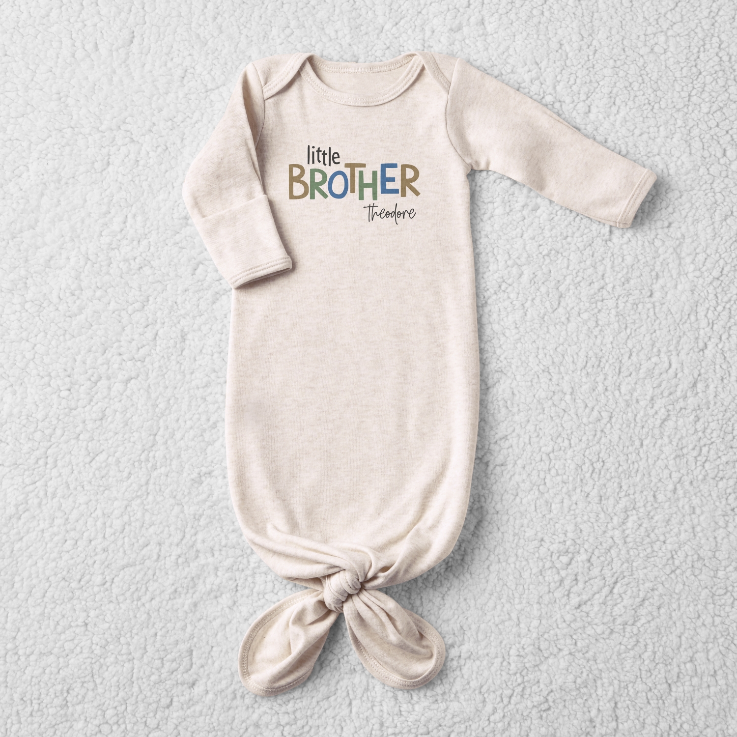 Little Sibling Baby Knotted Gown