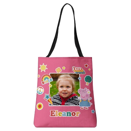 Peppa Pig Fun Photo Tote Bag-Pink