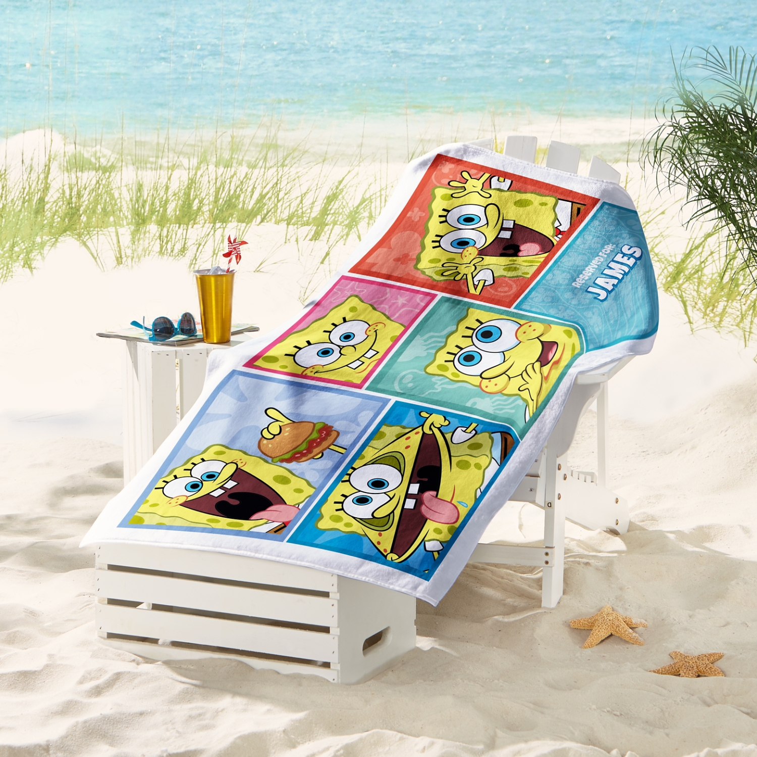 Personalized hooded beach store towels