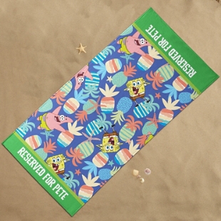 SpongeBob™ Squarepants & Patrick Star™ Pineapples Beach Towel 