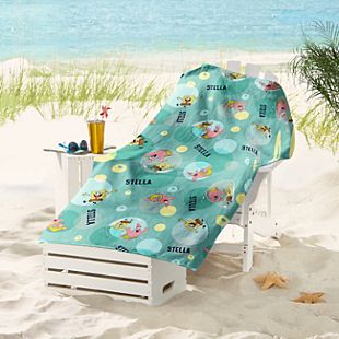 SpongeBob™ Squarepants & Patrick Star™ in Bubbles Beach Towel-Standard 