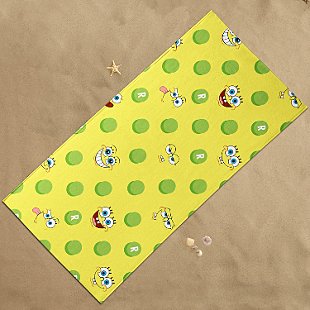 SpongeBob™ SquarePants Initial Beach Towel-Standard