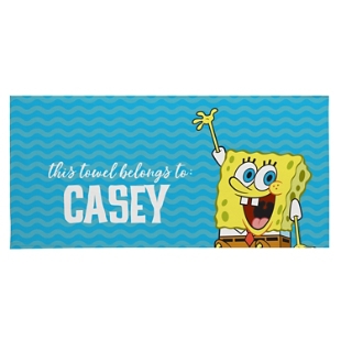 Wavy Ocean SpongeBob™ SquarePants Beach Towel - Standard