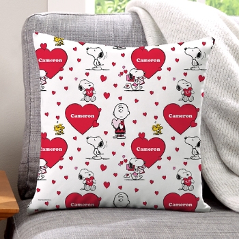 PEANUTS® Hearts Throw Pillow