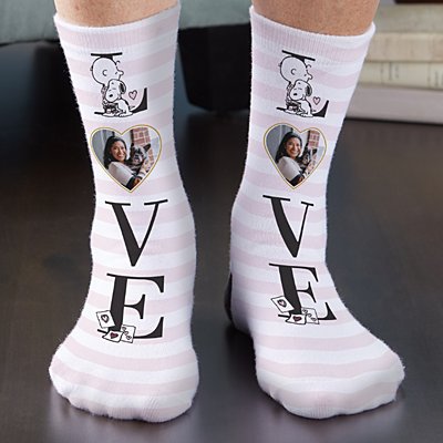 PEANUTS® Love Stripe Socks