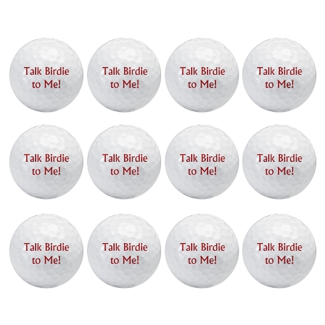 TaylorMade® Personalized Golf Balls - Same Message - Set of 12