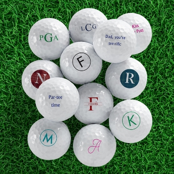 Personalised Golf Ball Sets