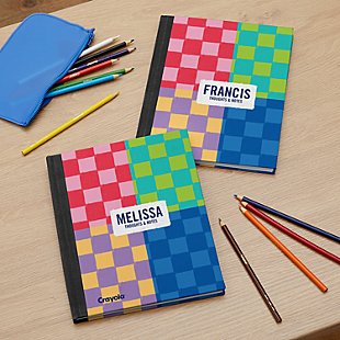 Crayola™ Checkerboard Notebook