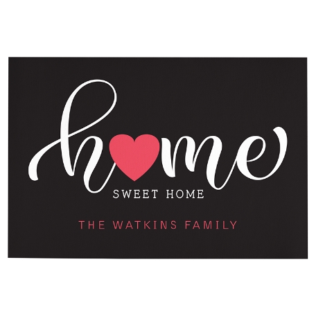 Home Heart Doormat - 24x36