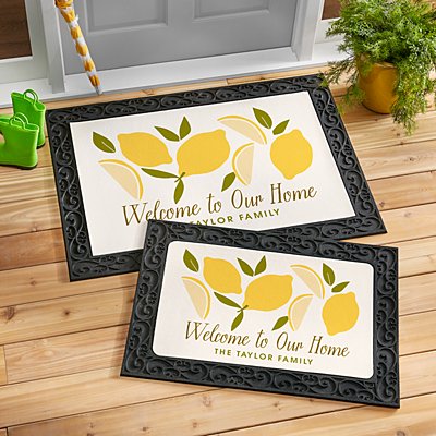 Lemon Welcome Doormat
