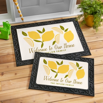 Lemon Welcome Doormat