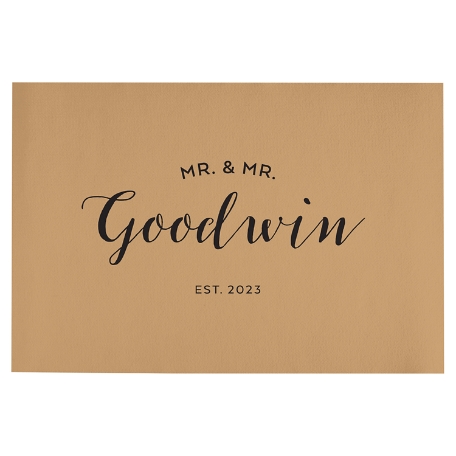 Mr. and Mrs. Doormat - 24x36 - Mr&Mr