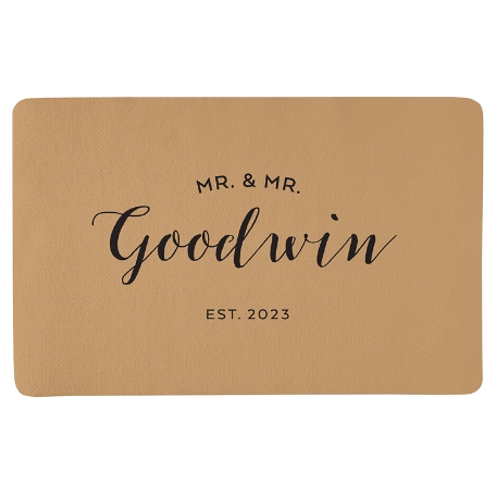 Mr. and Mrs. Doormat - 17x27 - Mr&Mr