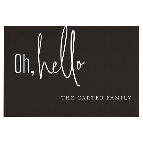 Oh Hello Doormat - 24x36