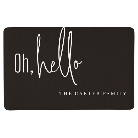 Oh Hello Doormat - 17x27