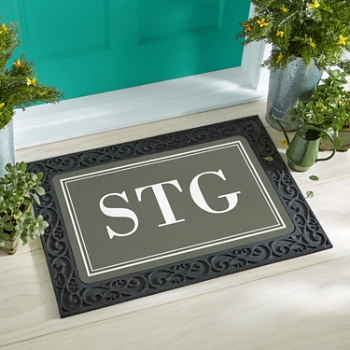 Three Initials Doormat