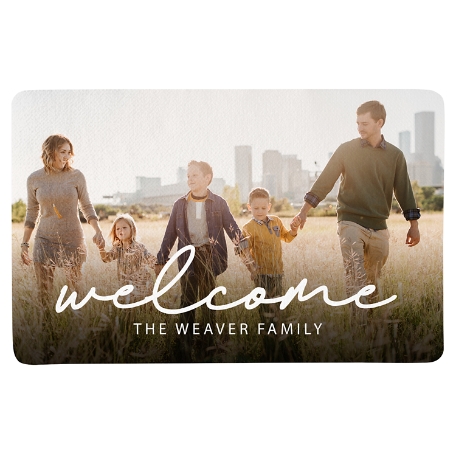 Welcome Home Photo Doormat - 17x27