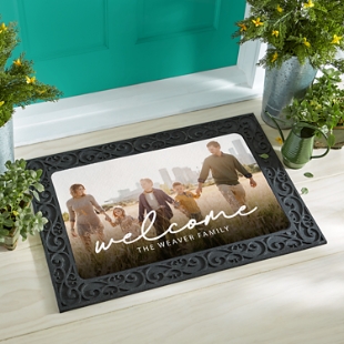 Welcome Home Photo Doormat