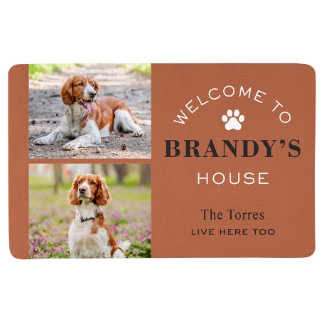 Welcome To My House Photo Doormat - 17x27